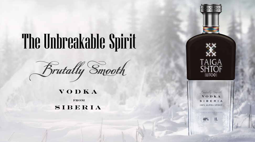 TAIGA SHTOF - SIBERIAN SUPER PREMIUM VODKA