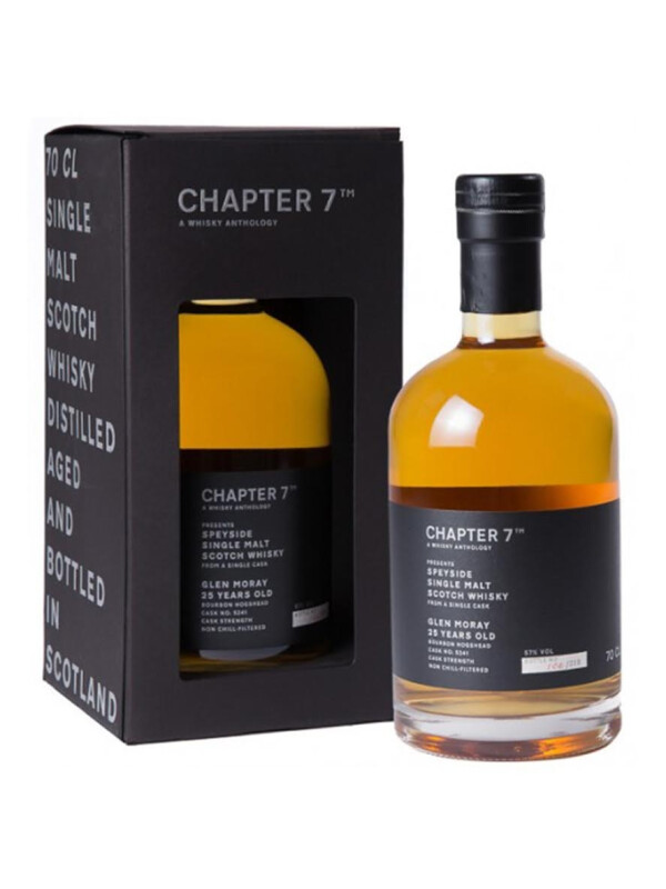 Chapter 7 - Glen Moray Scotch single malt whisky 25yo - 0,7L, Alc: 57%
