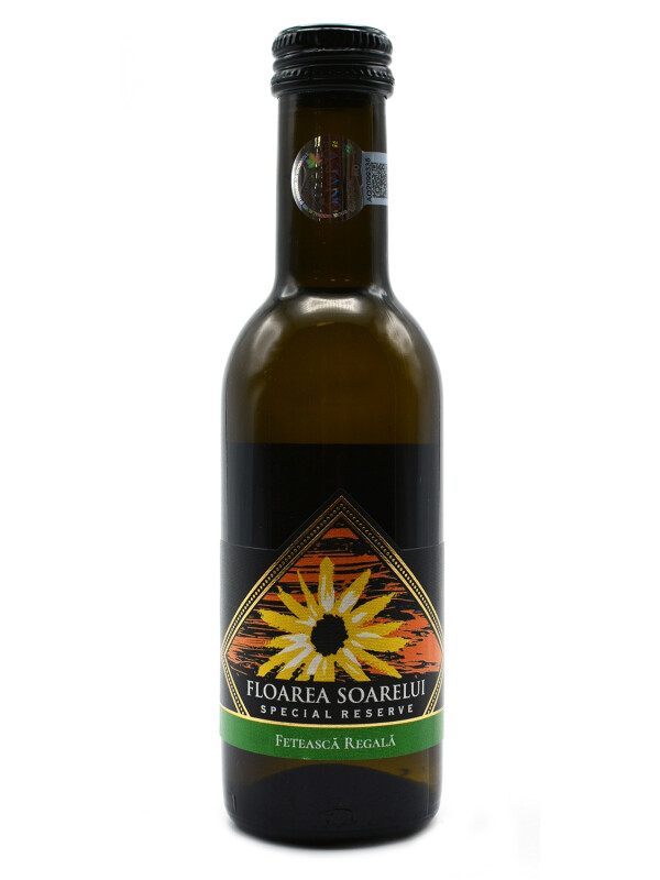 Floarea Soarelui - fet. regala, vin alb demisec 2017 - 0.187L, Alc: 12%
