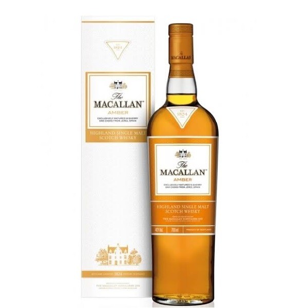 Macallan - Amber Scotch single malt whisky- 0,7L, Alc: 40% Macallan - Amber Scotch single malt whisky- 0,7L, Alc: 40%