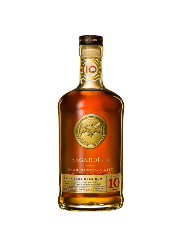 Bacardi - Rom Gran Riserva Diez 10yo - 0.7L, Alc: 40% Bacardi - Rom Gran Riserva Diez 10yo - 0.7L, Alc: 40%