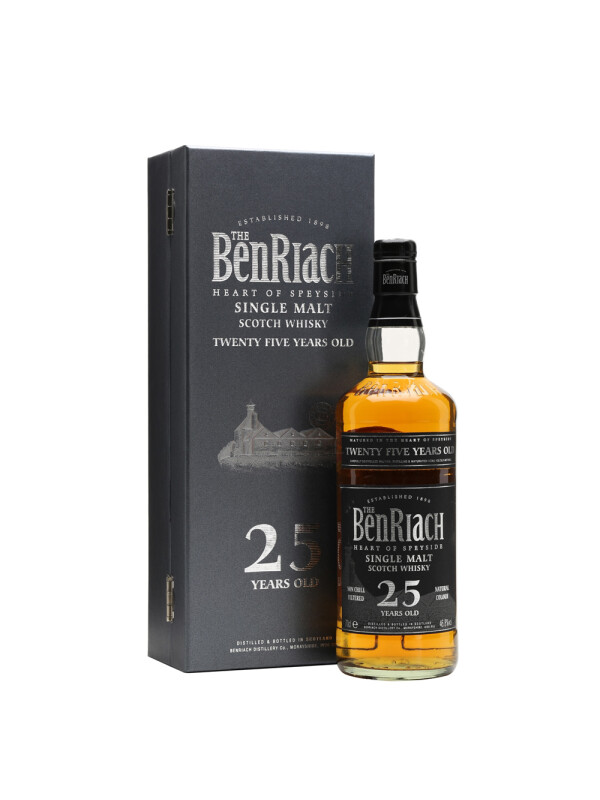 The BenRiach - Flagship Deluxe Scotch single malt whisky 25yo - 0.7L, Alc: 46.8% The BenRiach - Flagship Deluxe Scotch single malt whisky 25yo - 0.7L, Alc: 46.8%