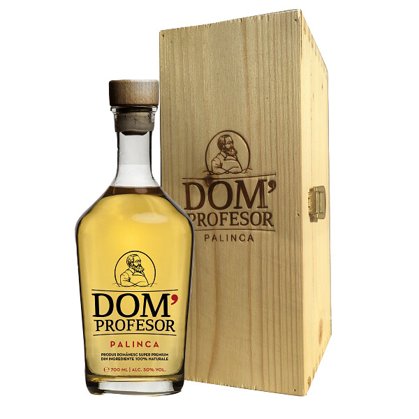 Dom’ Profesor - Palinca prune bruna gift box - 0.7L, Alc: 50%