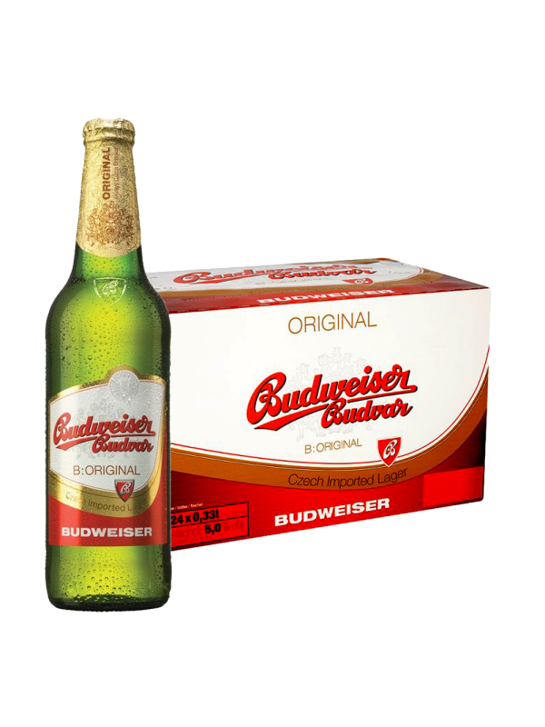 Budweiser Budvar - Bere lager 0,33 X 24 sticle, , Alc: 5%