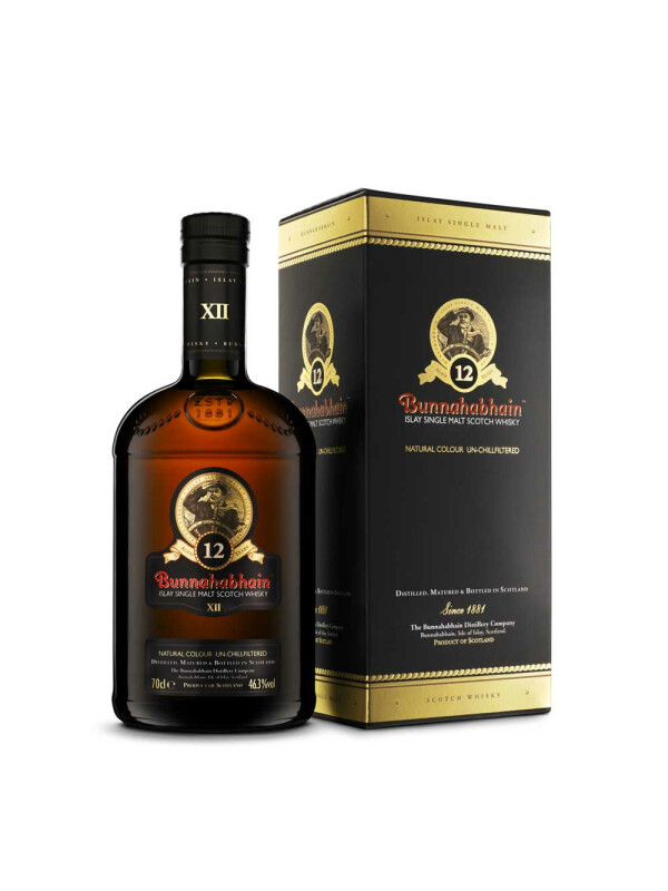 Bunnahabhain - Unchilfiltered Scotch single malt whisky - gb 12yo - 0.7L, Alc: 46.3% Bunnahabhain - Unchilfiltered Scotch single malt whisky - gb 12yo - 0.7L, Alc: 46.3%