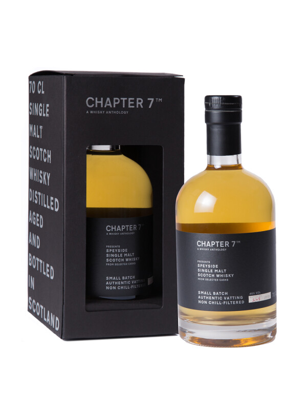 Chapter 7 - Scotch single malt whisky Speyside - 0,7L, Alc: 46% Chapter 7 - Scotch single malt whisky Speyside - 0,7L, Alc: 46%