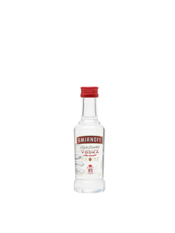 Smirnoff - Vodka red label miniatura - 0.05L, Alc: 37.5% Smirnoff - Vodka red label miniatura - 0.05L, Alc: 37.5%