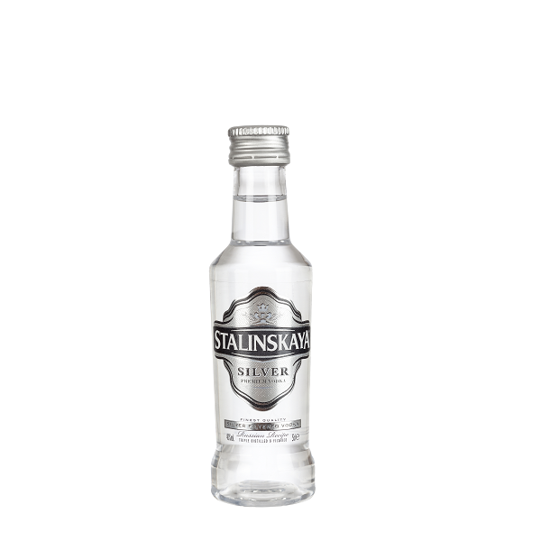 Stalinskaya - Vodka Silver miniatura - 0.05L, Alc: 40% Stalinskaya - Vodka Silver miniatura - 0.05L, Alc: 40%