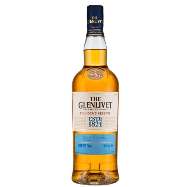 Glenlivet - Founder`s Reserve Scotch single malt whisky - 0.7L, Alc: 40% Glenlivet - Founder`s Reserve Scotch single malt whisky - 0.7L, Alc: 40%