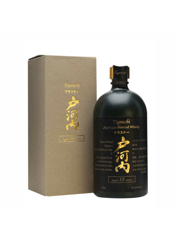 Togouchi - Japanese blended whisky 18 yo + GB - 0,7L, Alc: 43% Togouchi - Japanese blended whisky 18 yo + GB - 0,7L, Alc: 43%