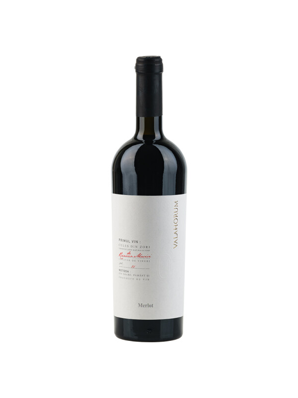 Valahorum - Merlot, rosu sec, alc.14.5Â° 0.75 L