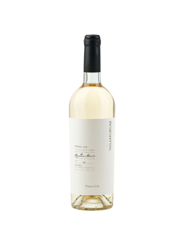Valahorum - Pinot Gris, alb sec, alc.13Â° 0.75 L