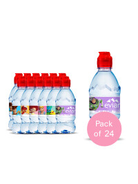 Evian - Kids sport cap, Apa minerala naturala 24 buc x 0,33L - pet