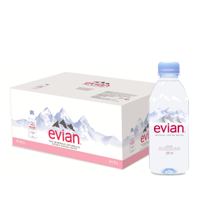 Evian - Apa minerala naturala (plata) 24 buc x 0,33L- pet